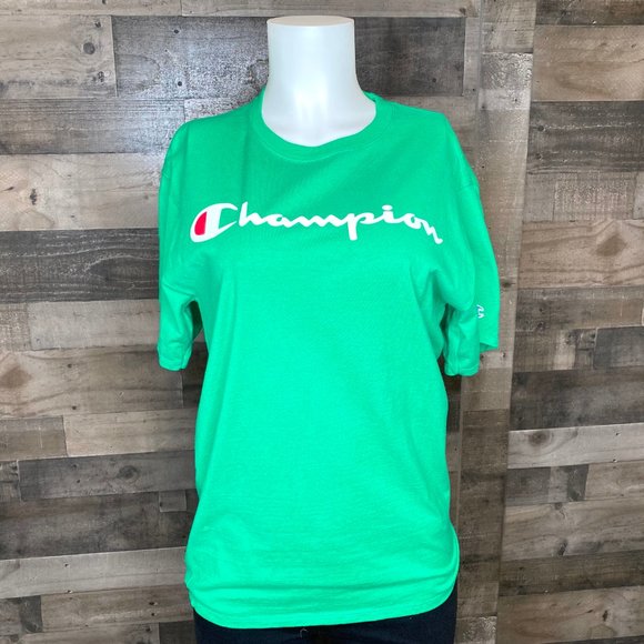 NWOT Champion Unisex Fit Tee - Kelly Green, Size M - Picture 3 of 8
